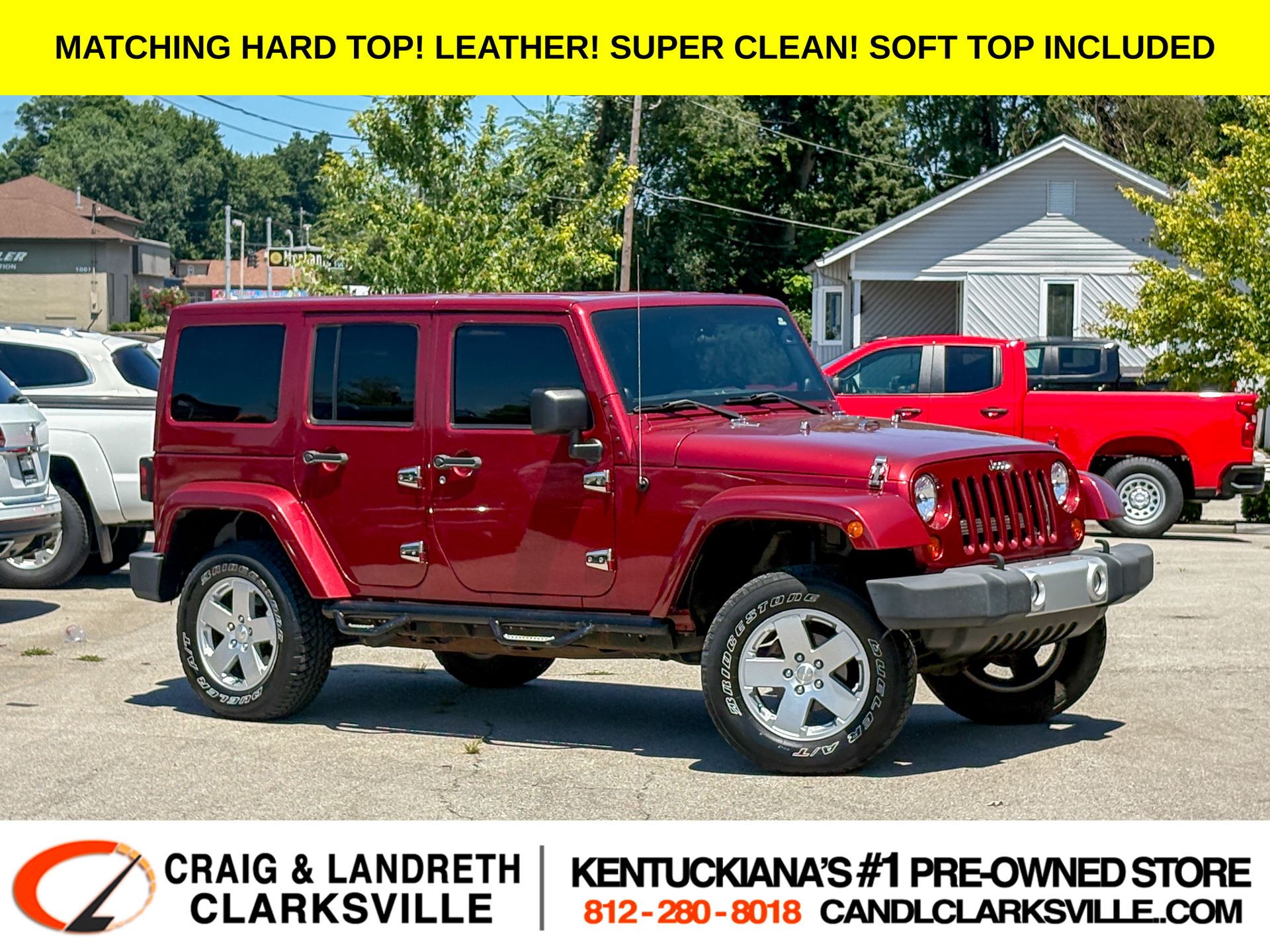 Deep Cherry Red Crystal Pearlcoat 2012 Jeep Wrangler SUV / Crossover Four-Wheel Drive 5-Speed Automatic