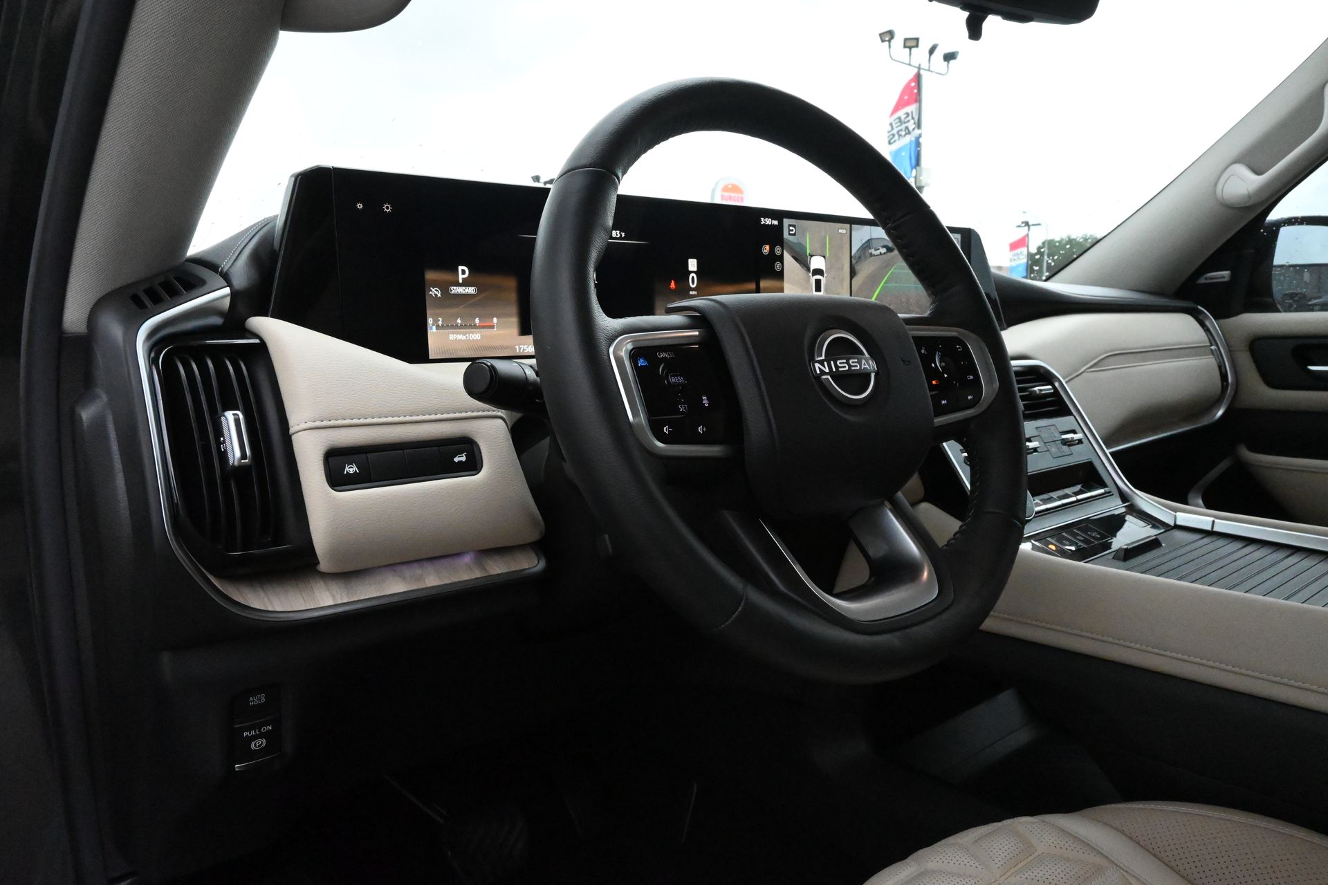 2025 Nissan Armada Platinum White at Central Houston Nissan