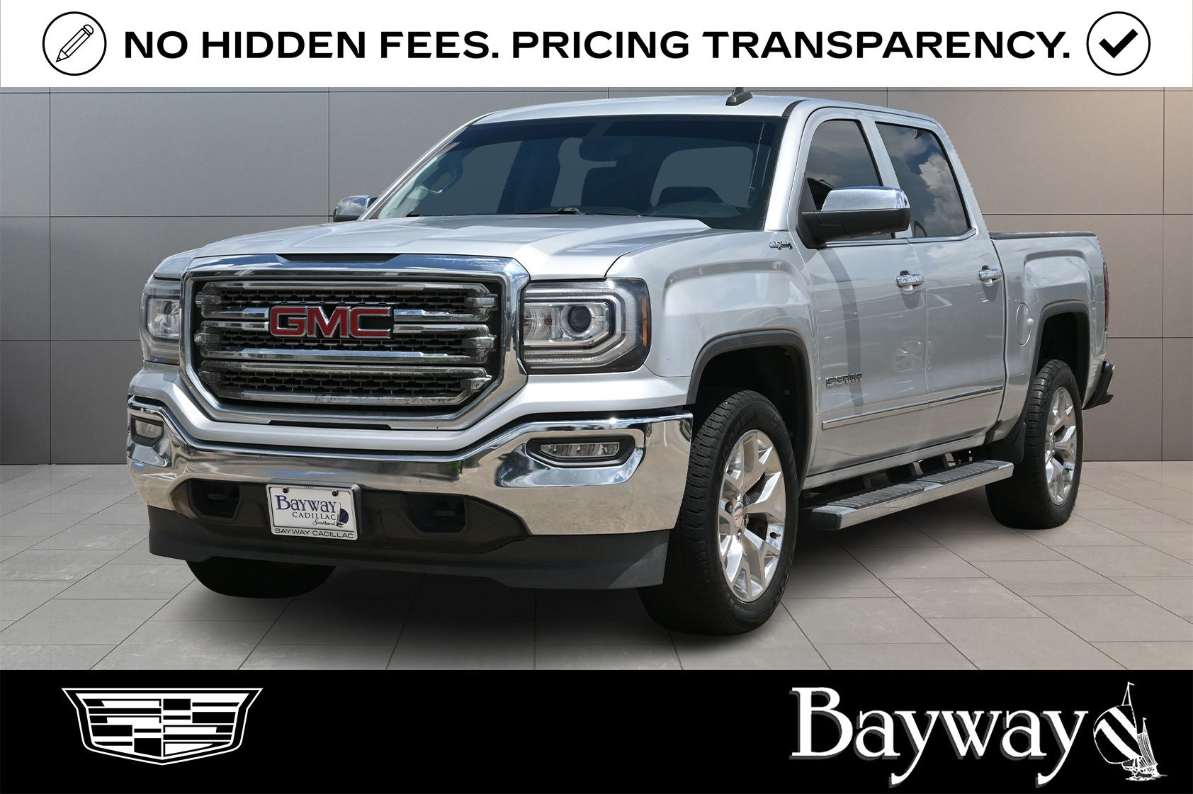 2017 GMC Sierra 1500 SLT Silver at Emmons Autoplex