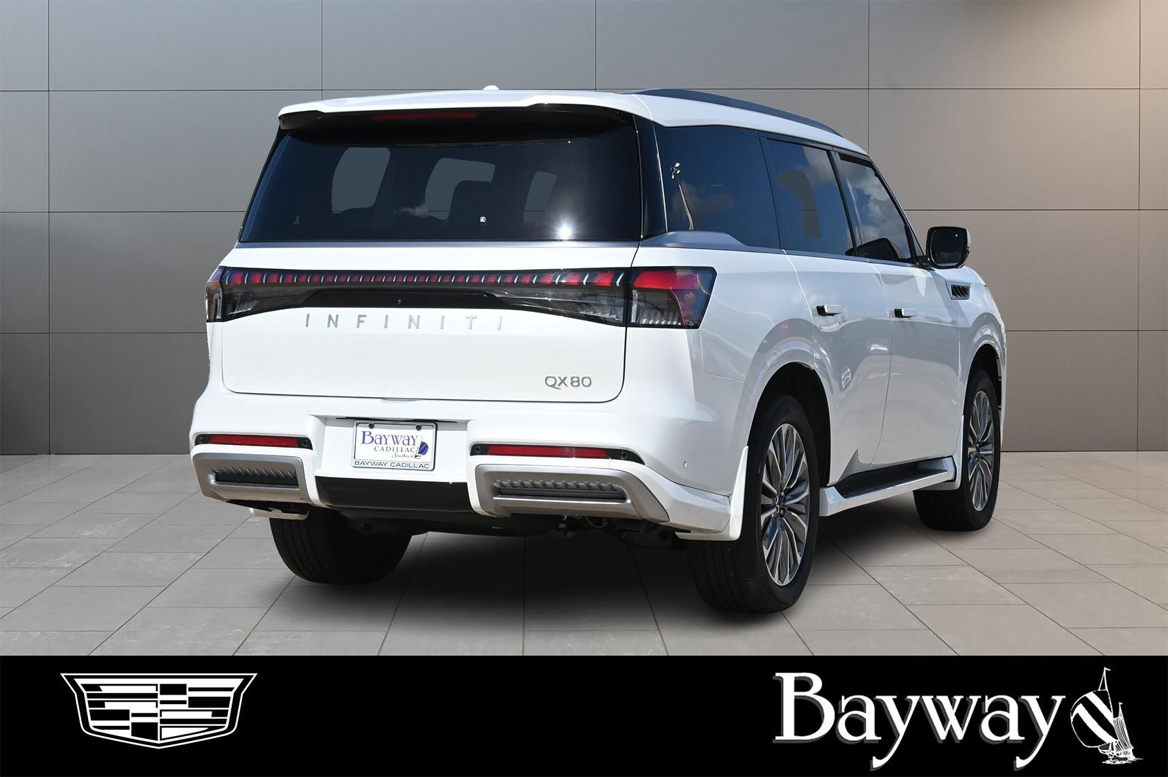 2026 INFINITI QX80 LUXE White at Genesis of Spring