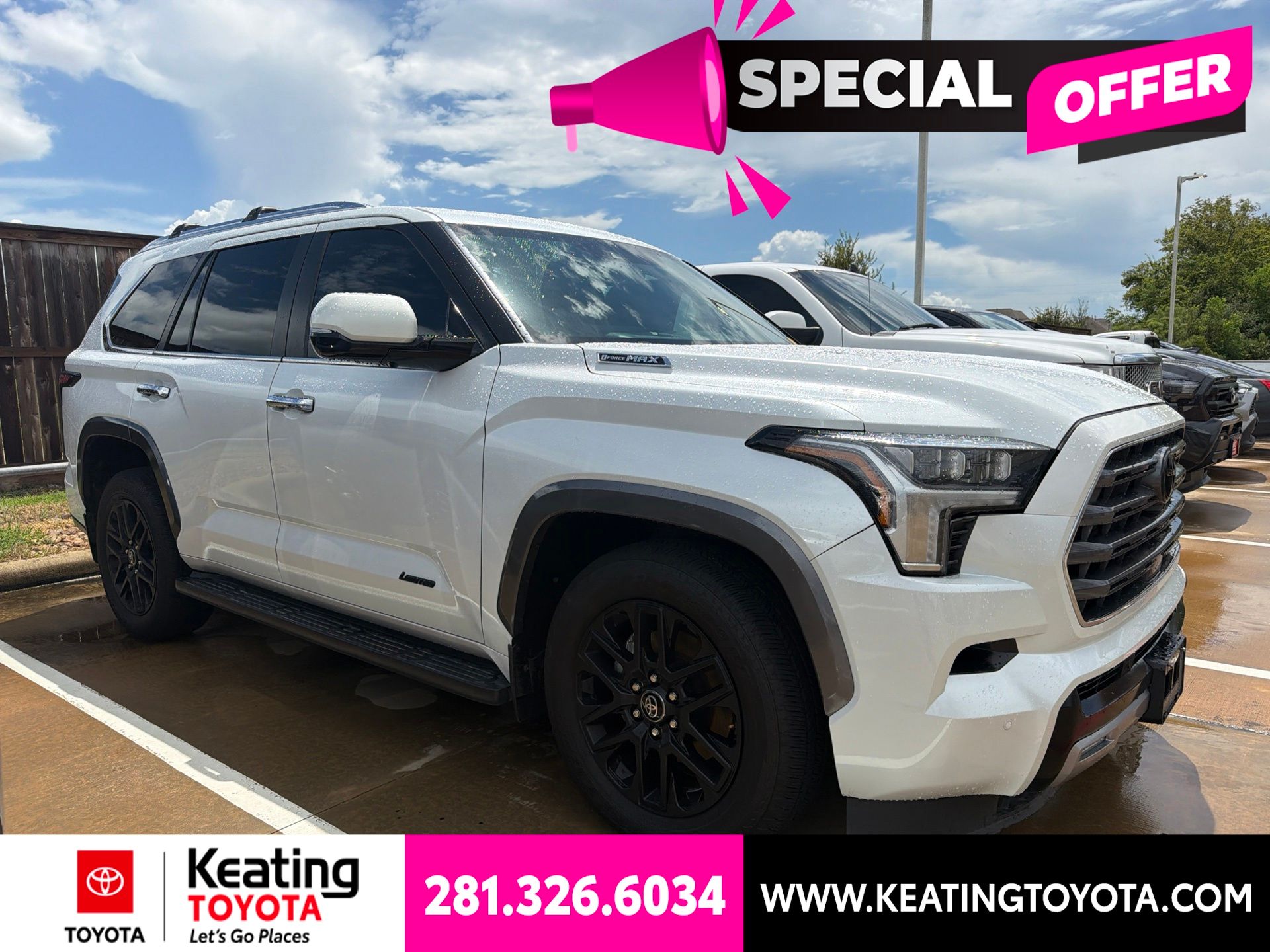 Pearl 2025 Toyota Sequoia SUV / Crossover Four-Wheel Drive Automatic