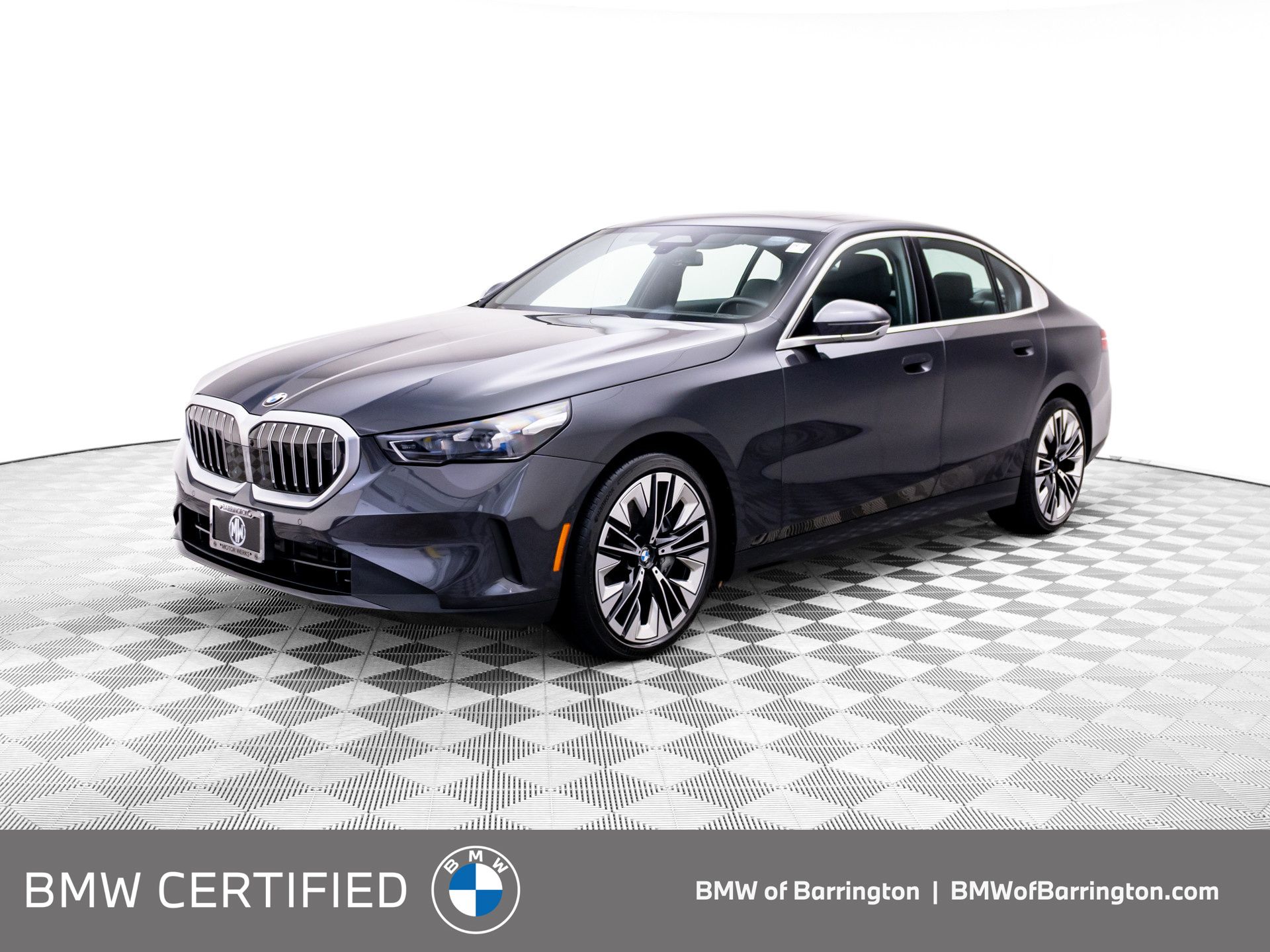 Gray (Dark Graphite Metallic) 2024 BMW 5 Series Sedan All-Wheel Drive 8-Speed Automatic