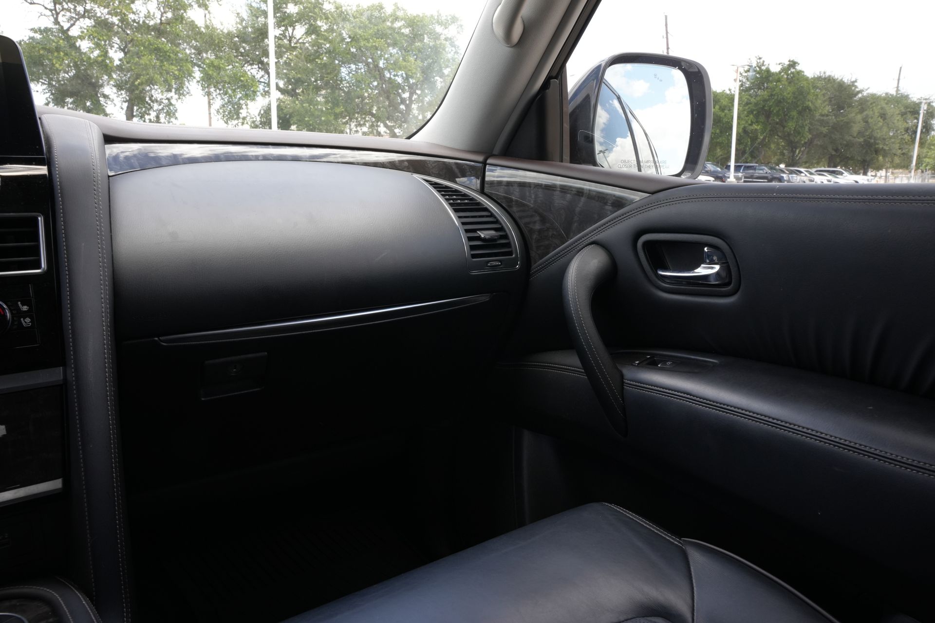 2023 Nissan Armada Platinum White at DeMontrond Ford