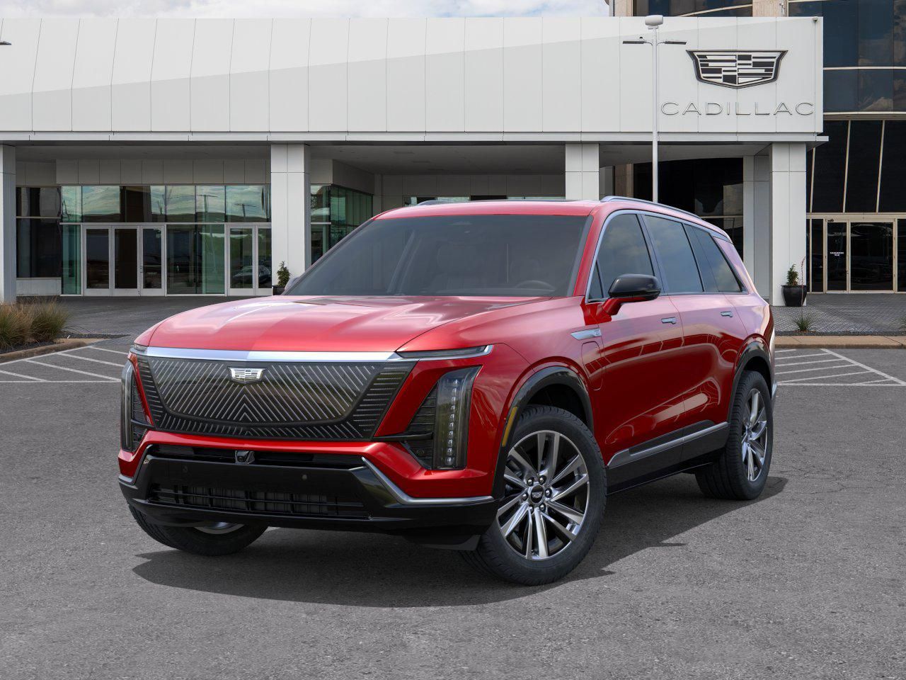 2027 Cadillac VISTIQ Luxury Red at Bayway Cadillac of The Woodlands