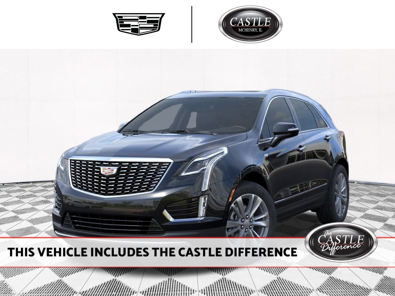 Stellar Black Metallic 2025 Cadillac XT5 SUV / Crossover Four-Wheel Drive 9-Speed Automatic