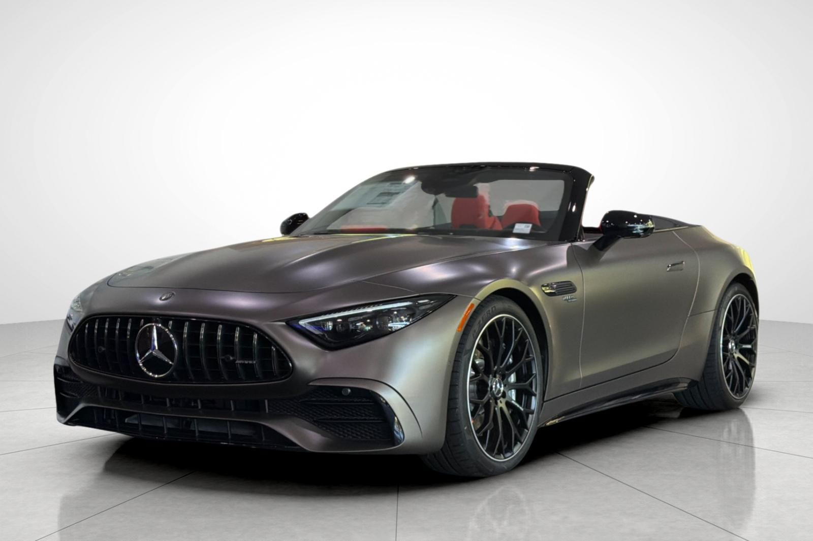 Gray (MANUFAKTUR Monza Grey) 2027 Mercedes-Benz SL-Class Convertible Rear-Wheel Drive 9-Speed Automatic