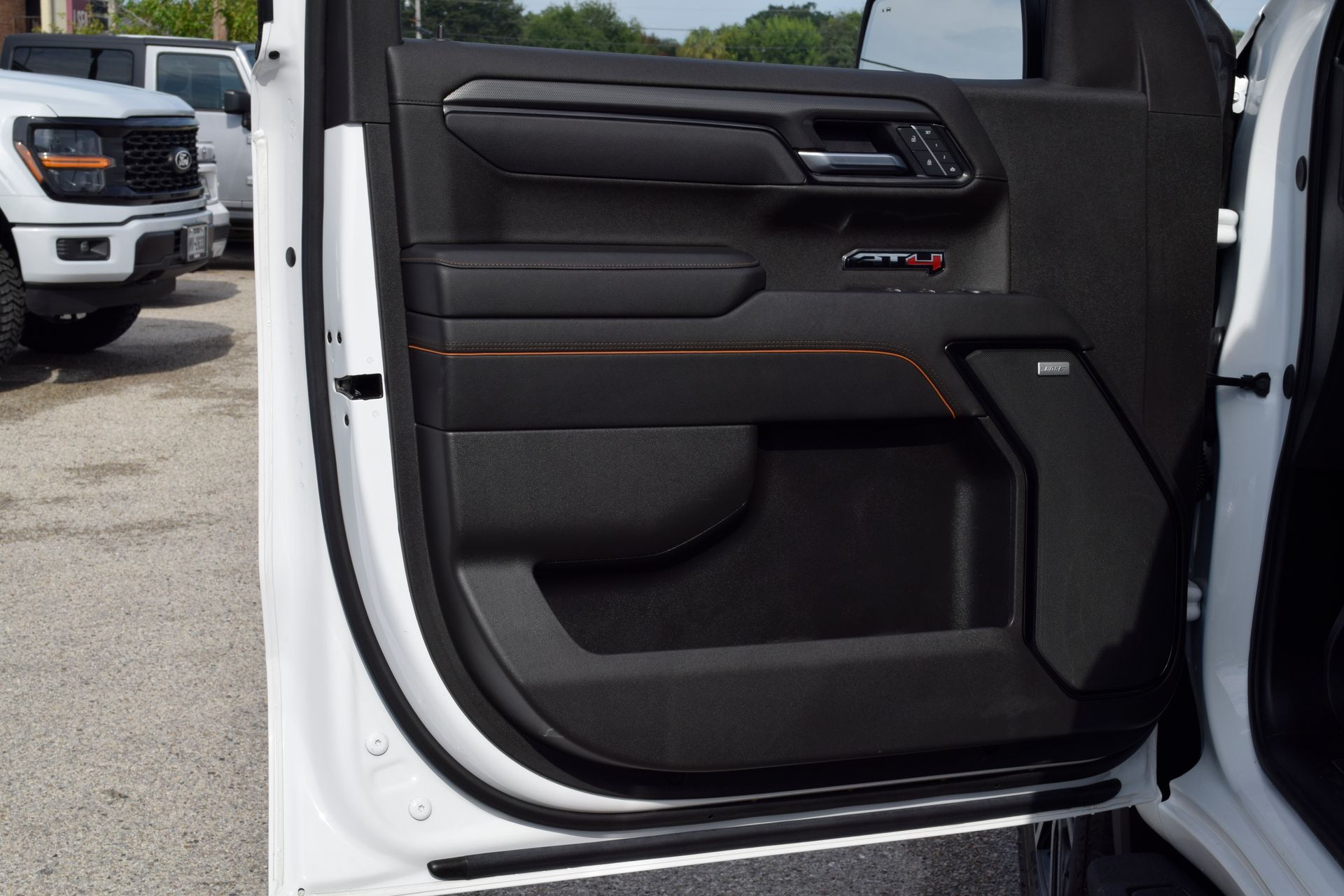 2025 GMC Sierra 1500 AT4 White at Bayway Cadillac of The Woodlands