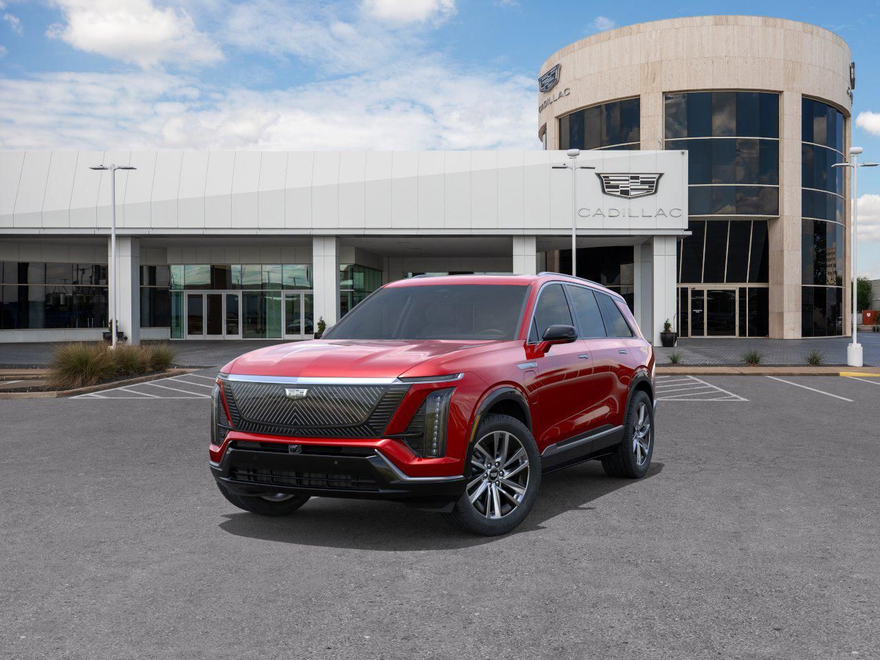 2027 Cadillac VISTIQ Luxury Red at Bayway Cadillac of The Woodlands