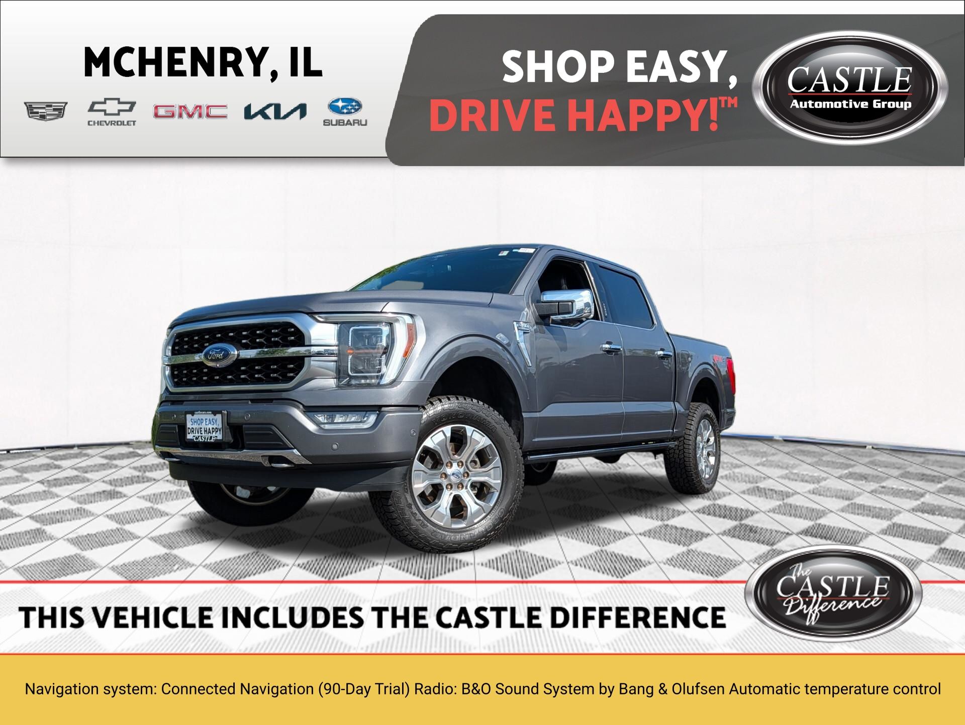 Carbonized Gray Metallic 2021 Ford F-150 Pickup Truck Four-Wheel Drive Automatic