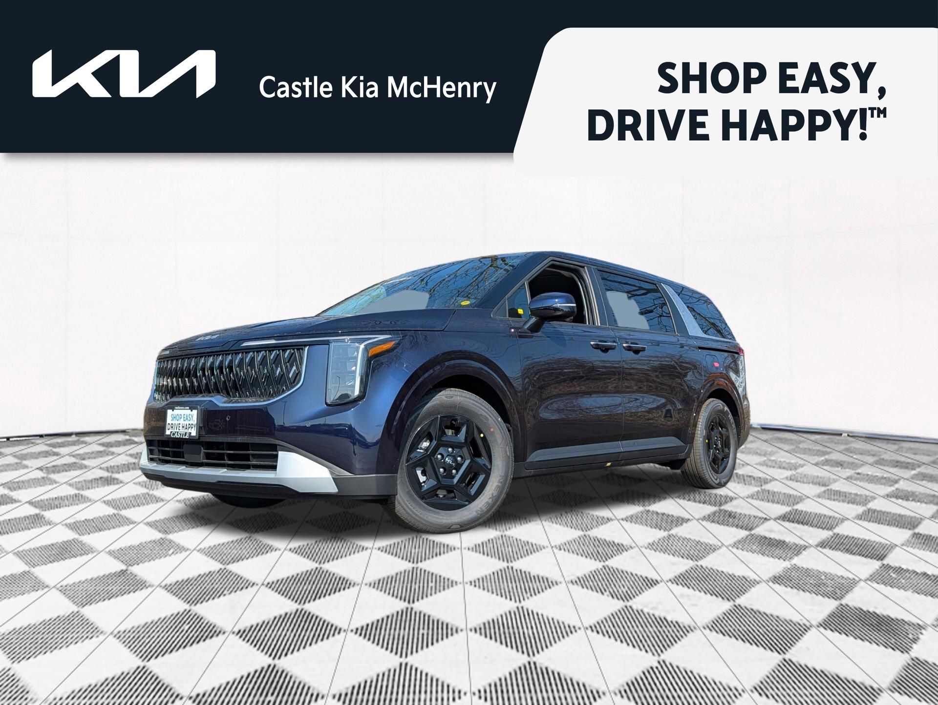 Deep Chroma Blue 2026 Kia Carnival LX FWD Minivan Front-Wheel Drive 8-Speed Automatic