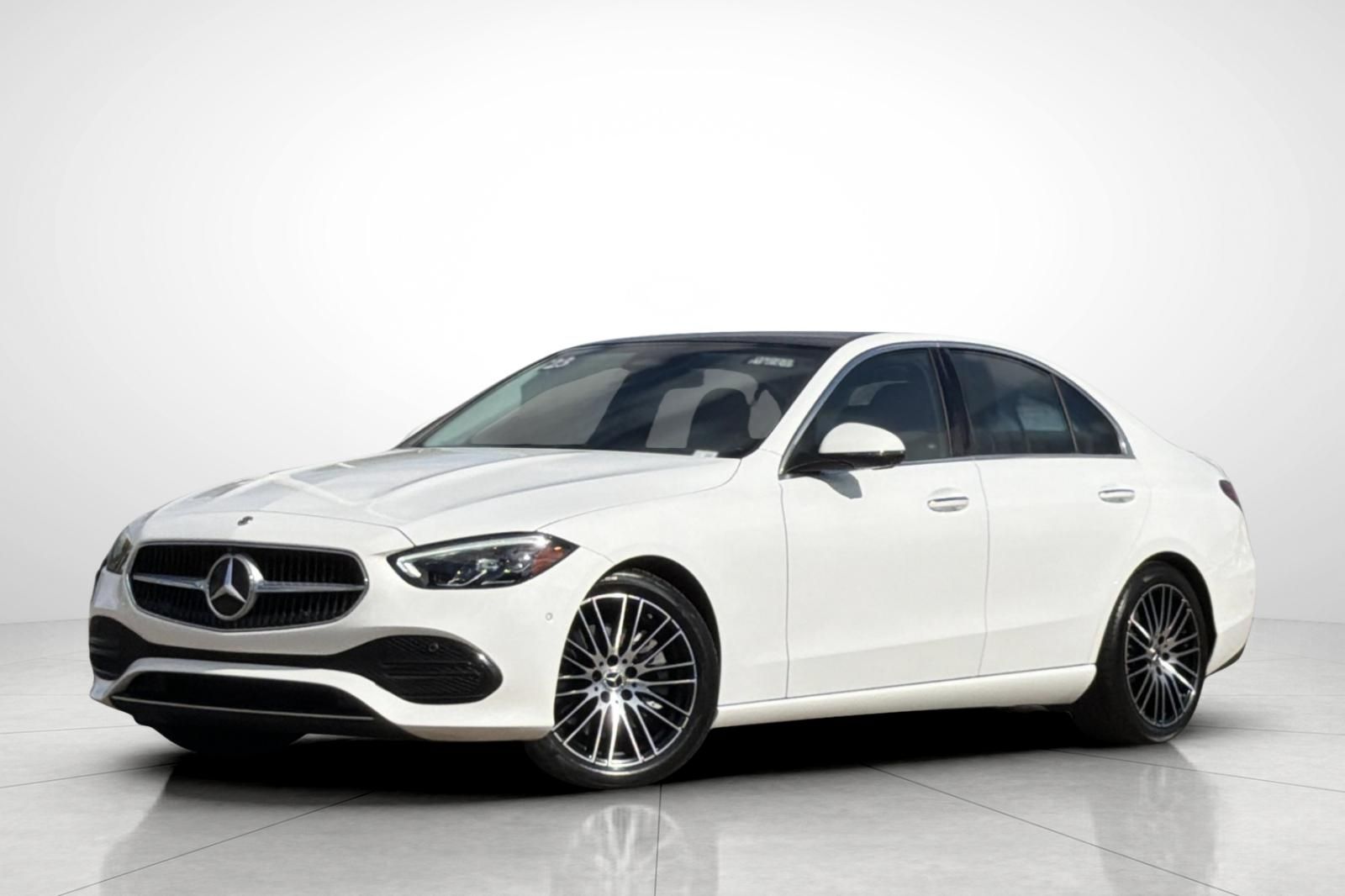 Polar White 2023 Mercedes-Benz C-Class C 300 RWD Sedan Rear-Wheel Drive 9-Speed Automatic