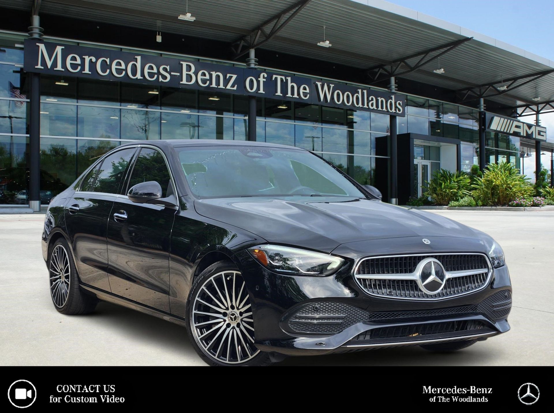 Black 2026 Mercedes-Benz C-Class C 300 RWD Sedan Rear-Wheel Drive 9-Speed Automatic