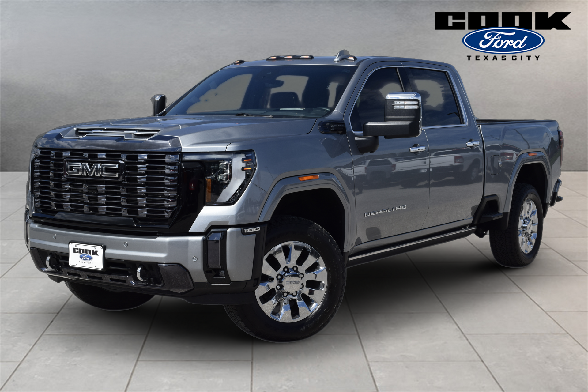 2024 GMC Sierra 2500HD Denali Ultimate Silver at Classic Chevrolet Galveston
