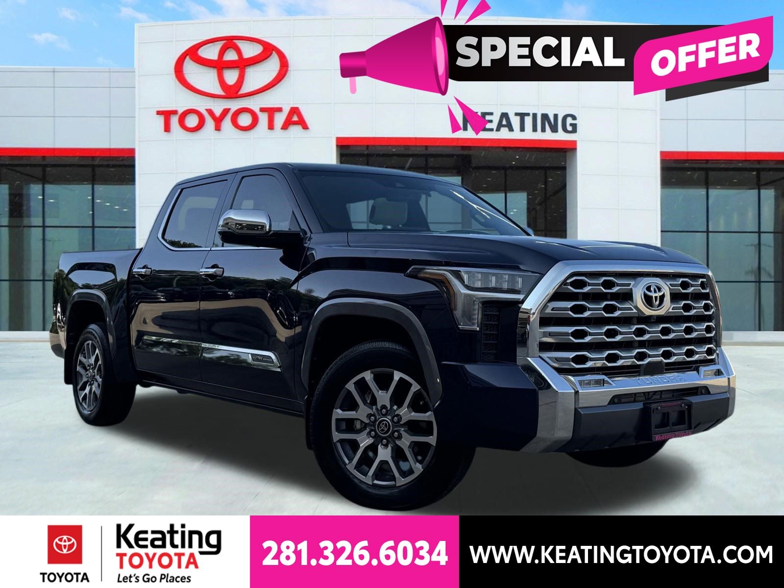Blueprint 2023 Toyota Tundra Pickup Truck Four-Wheel Drive Automatic