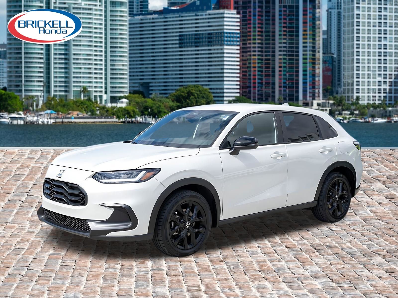 Platinum White Pearl 2024 Honda HR-V SUV / Crossover All-Wheel Drive Continuously Variable Transmission