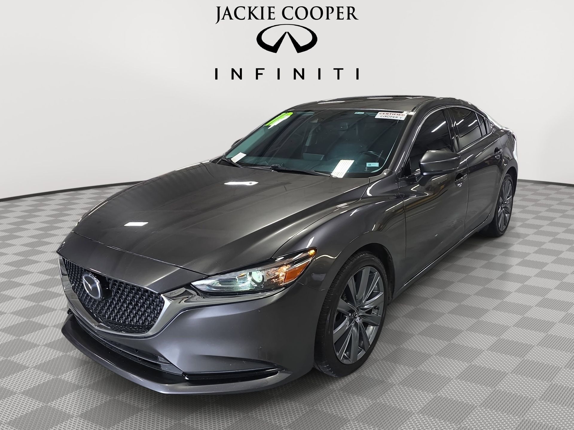 Machine Gray Metallic 2019 Mazda MAZDA6 Grand Touring FWD Sedan Front-Wheel Drive 6-Speed Automatic