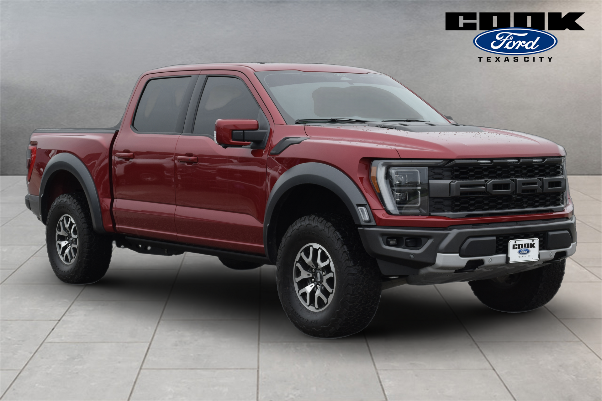 2022 Ford F-150 Raptor Red at Classic Chevrolet Galveston