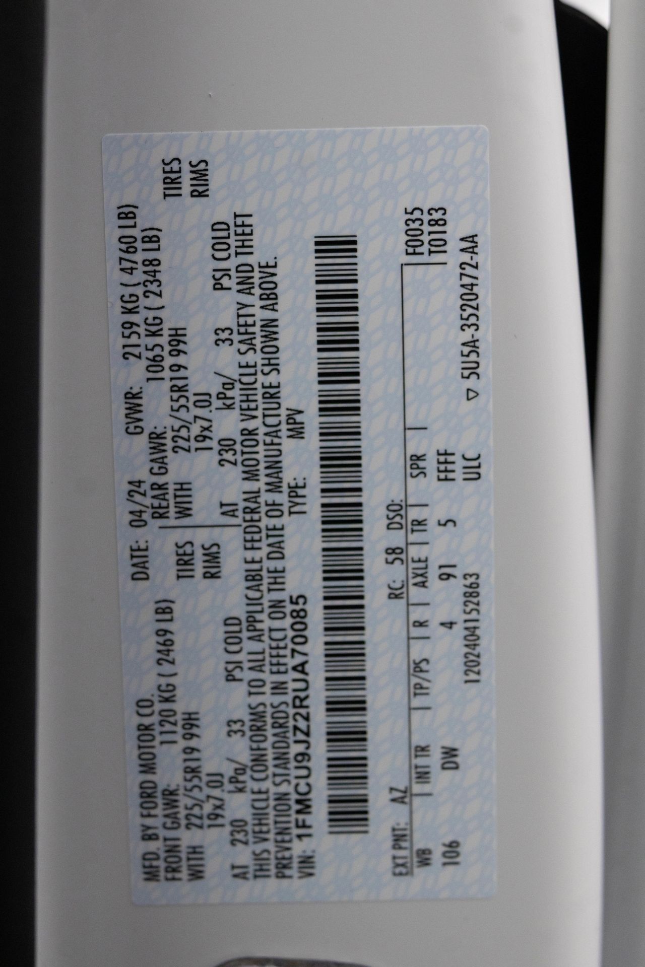 2024 FORD ESCAPE - Image 45