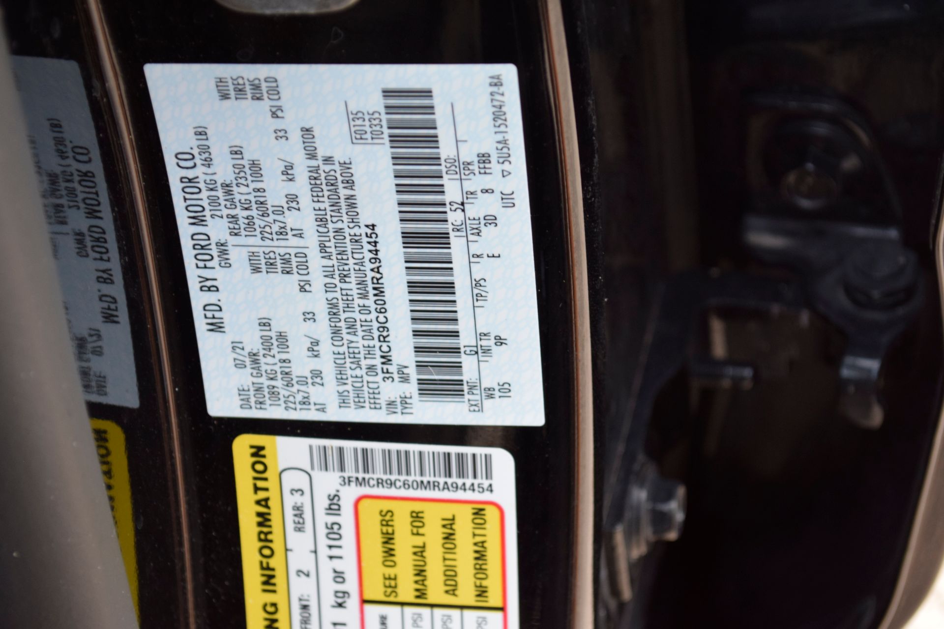 2021 Ford Bronco Sport Outer Banks Black at Community Toyota