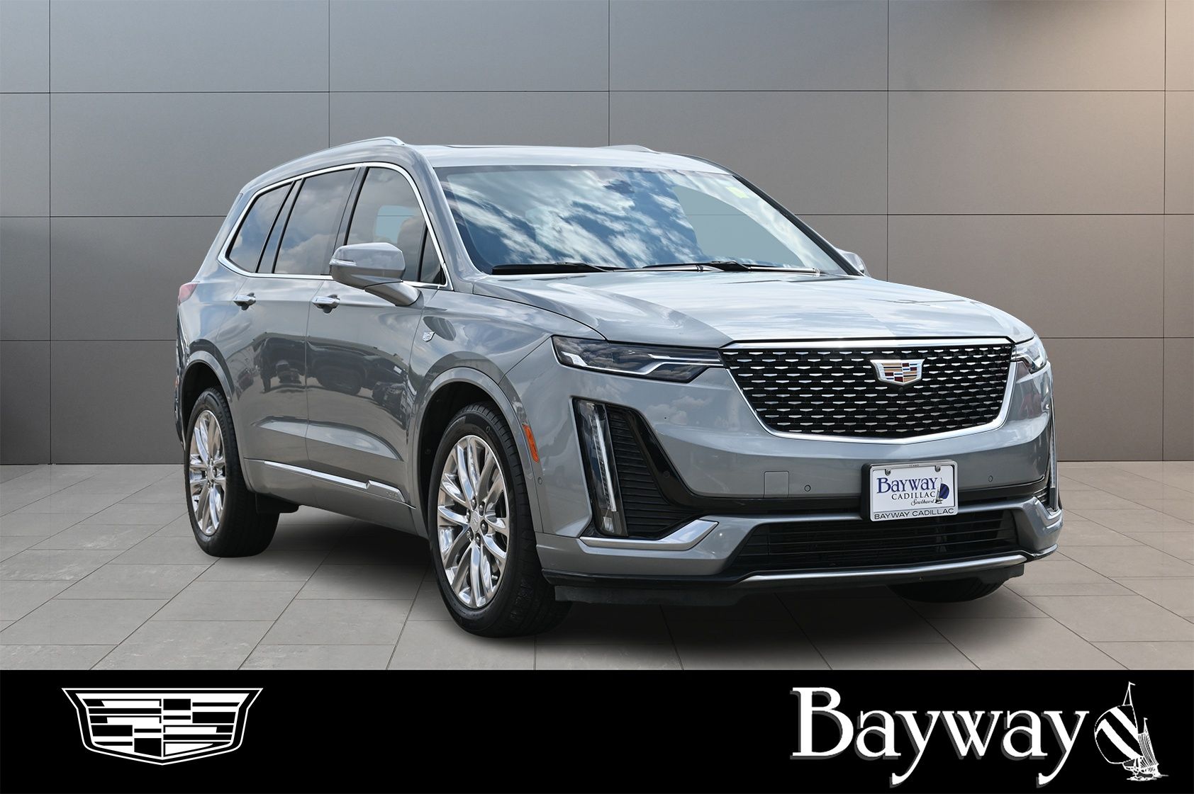 2023 Cadillac XT6 Premium Luxury Silver at Bayway Cadillac of The Woodlands
