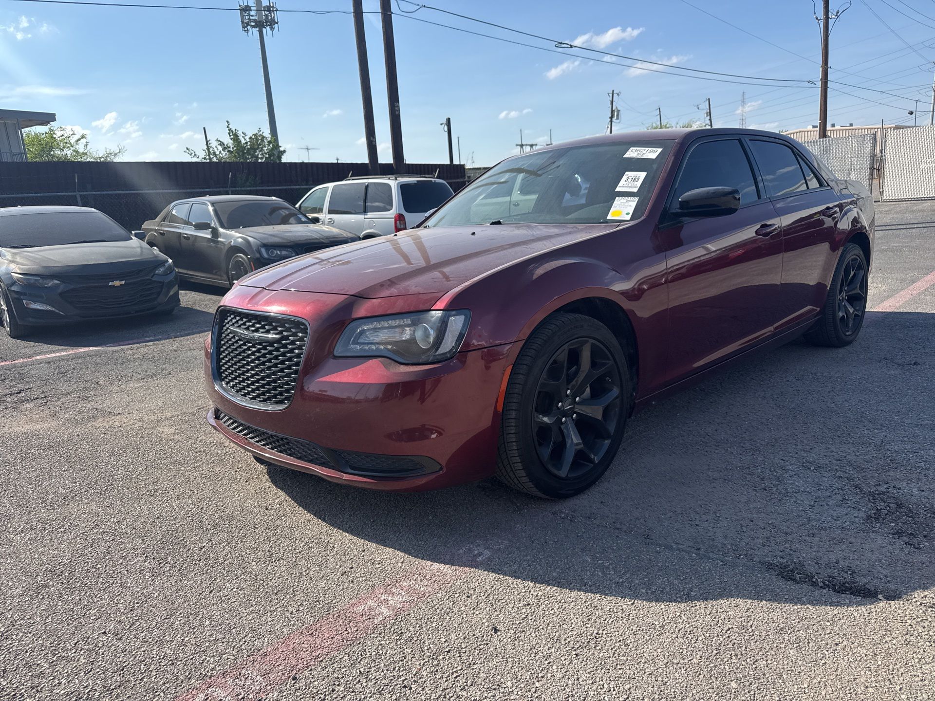 Velvet Red Pearlcoat 2022 Chrysler 300 Touring RWD Sedan Rear-Wheel Drive 8-Speed Automatic
