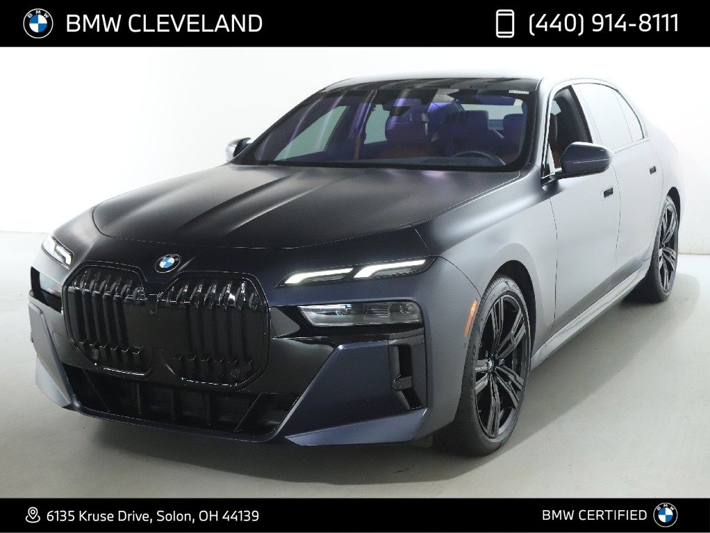 Tanzanite Blue II Metallic 2023 BMW 7 Series Sedan All-Wheel Drive 8-Speed Automatic