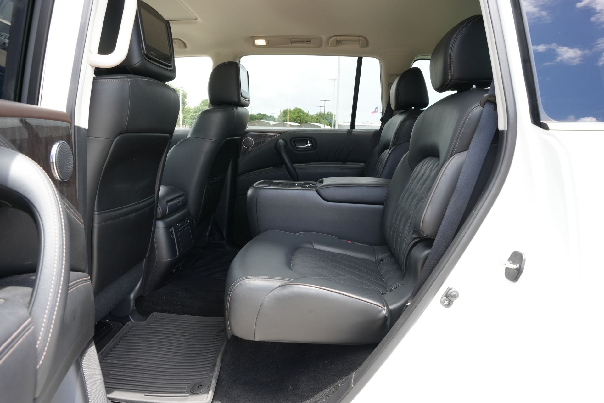 2023 Nissan Armada Platinum White at DeMontrond Ford