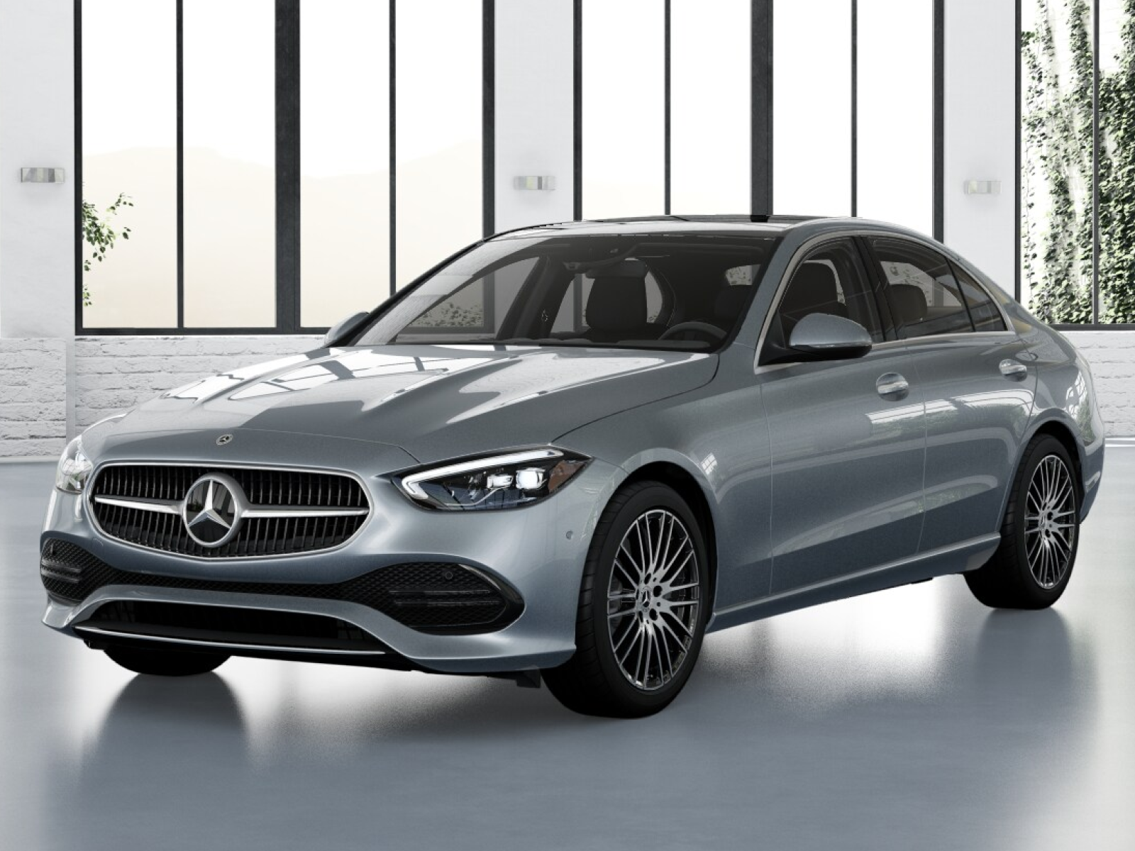 Cirrus Silver Metallic 2026 Mercedes-Benz C-Class C 300 4MATIC Sedan All-Wheel Drive 9-Speed Automatic