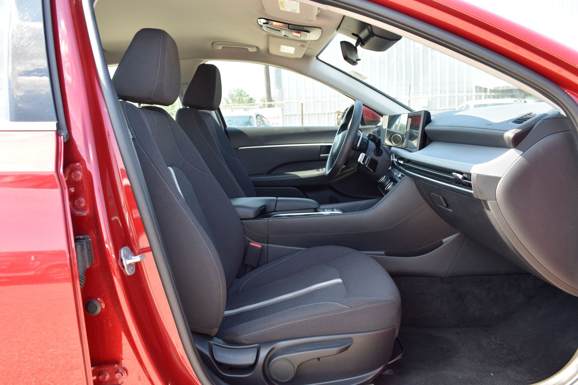2025 Hyundai Sonata SEL Red at Classic Elite Chevrolet Sugar Land