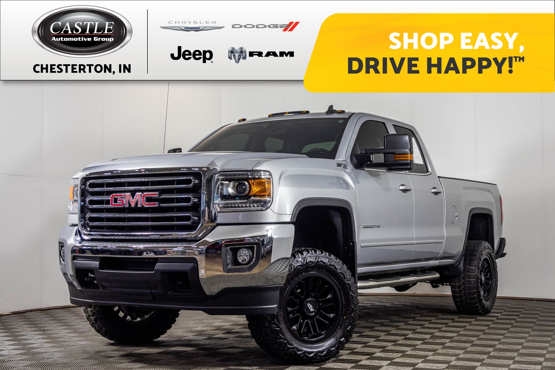 Quicksilver Metallic 2017 GMC Sierra 2500HD Pickup Truck Four-Wheel Drive 6-Speed Automatic Overdrive