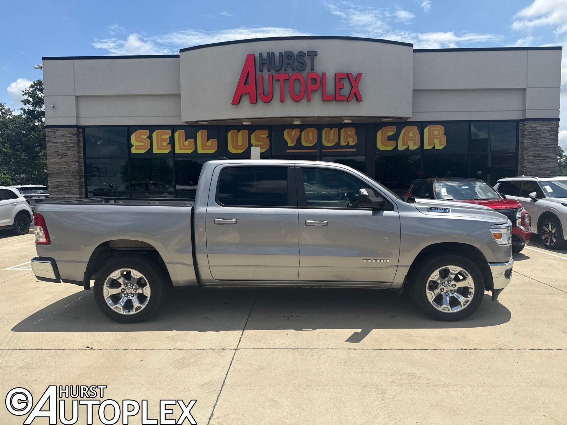 Billet Silver Metallic Clearcoat 2021 RAM 1500 Pickup Truck Four-Wheel Drive 8-Speed Automatic