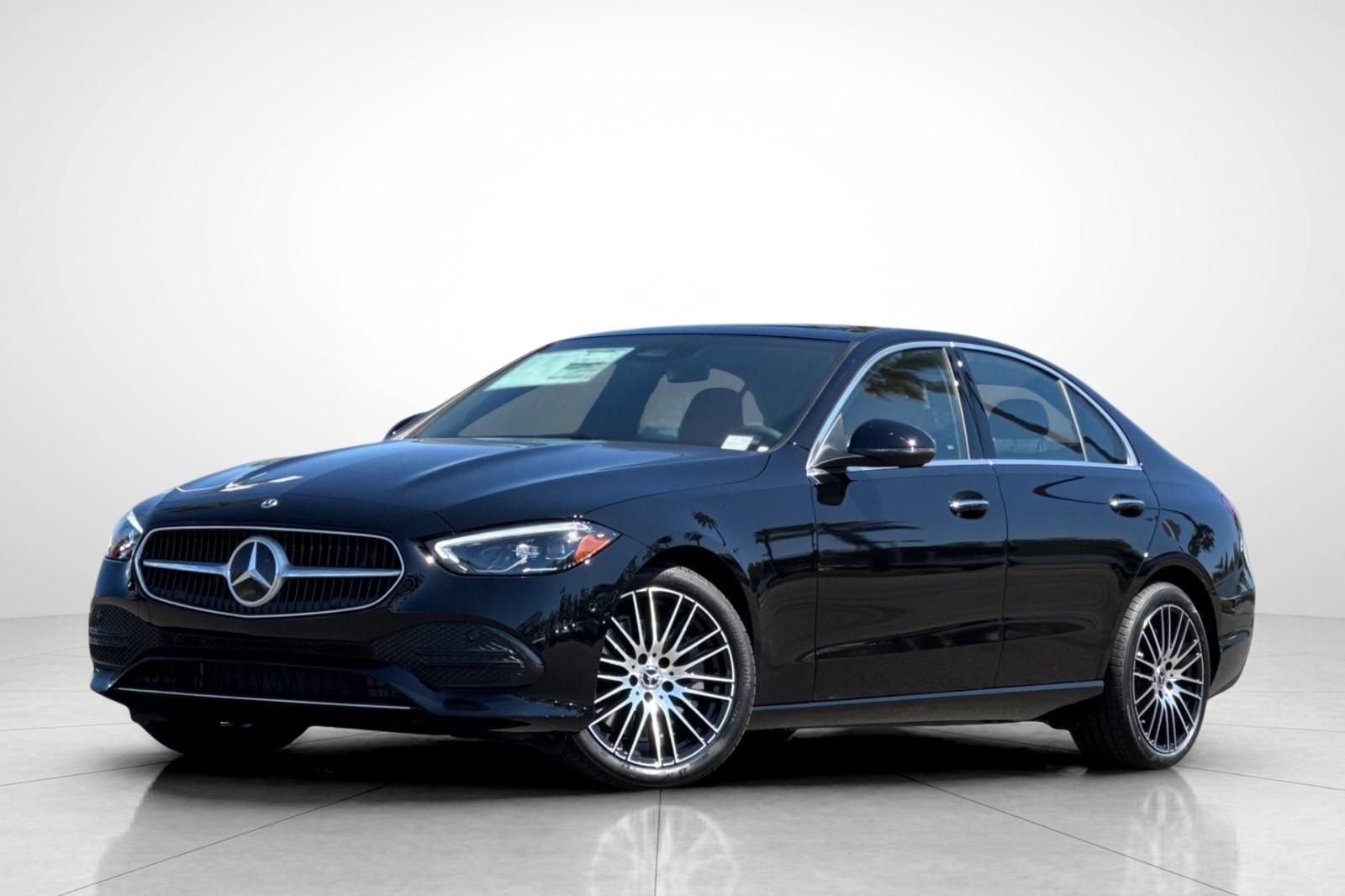Black 2026 Mercedes-Benz C-Class Sedan Rear-Wheel Drive 9-Speed Automatic