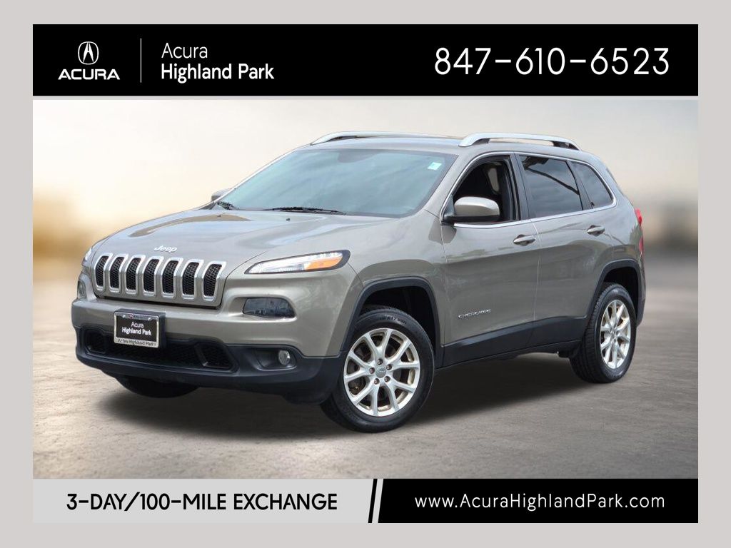 Light Brownstone Pearlcoat 2018 Jeep Cherokee SUV / Crossover Four-Wheel Drive 9-Speed Automatic