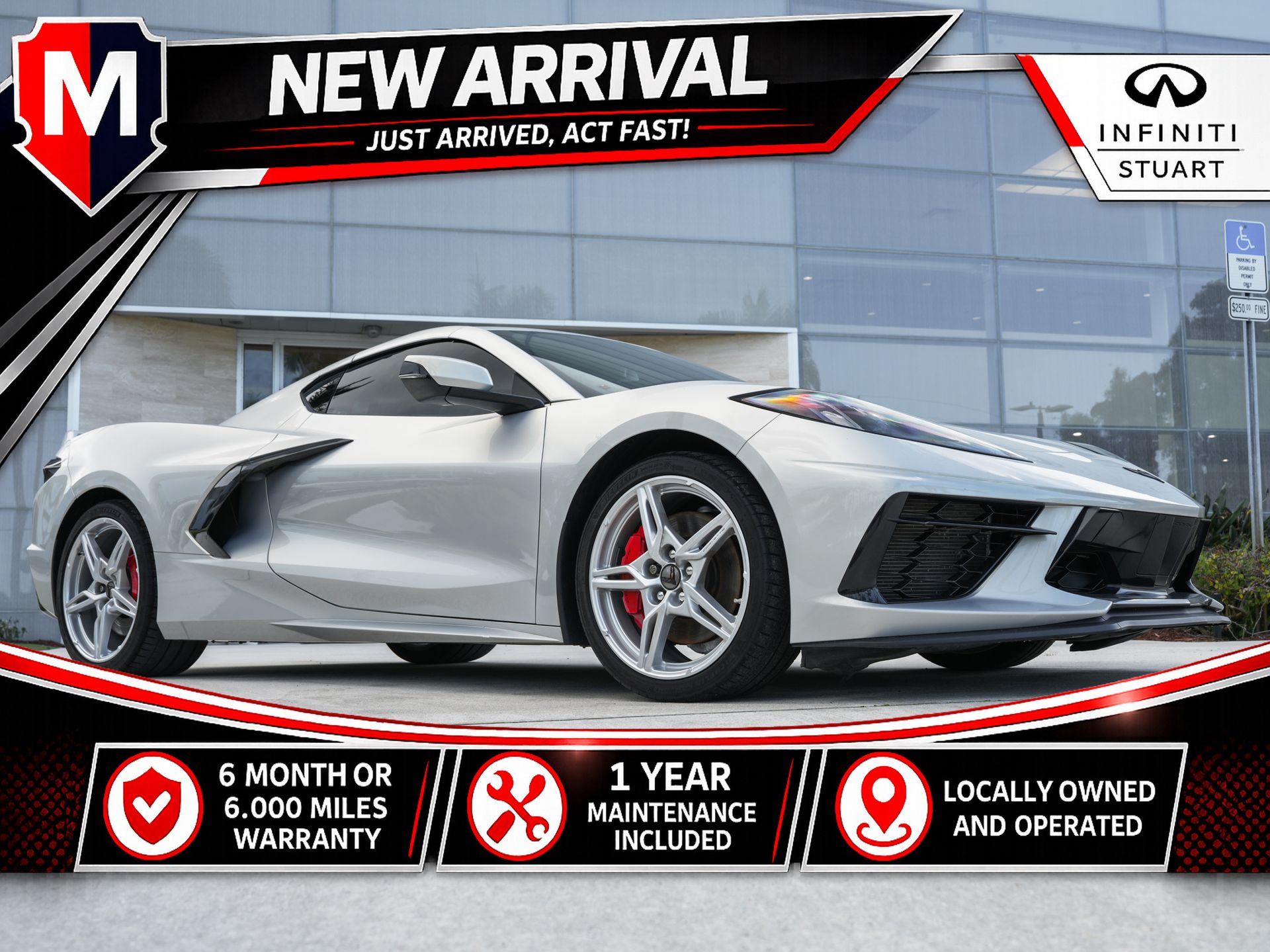 Silver Flare Metallic 2023 Chevrolet Corvette Coupe Rear-Wheel Drive 8-Speed Dual Clutch