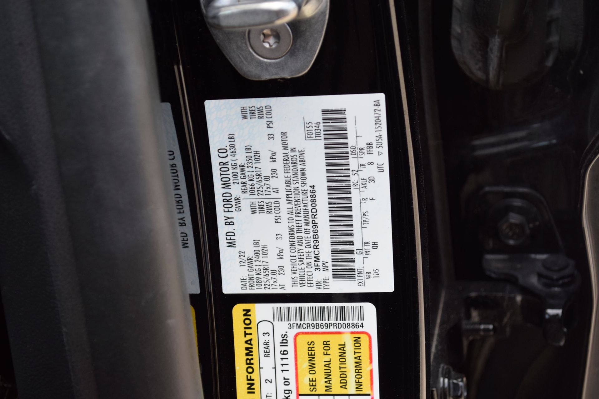 2023 Ford Bronco Sport Big Bend Black at Wharton Ford