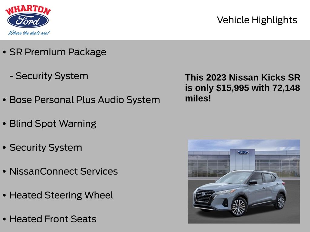 2023 Nissan Kicks SR - 10