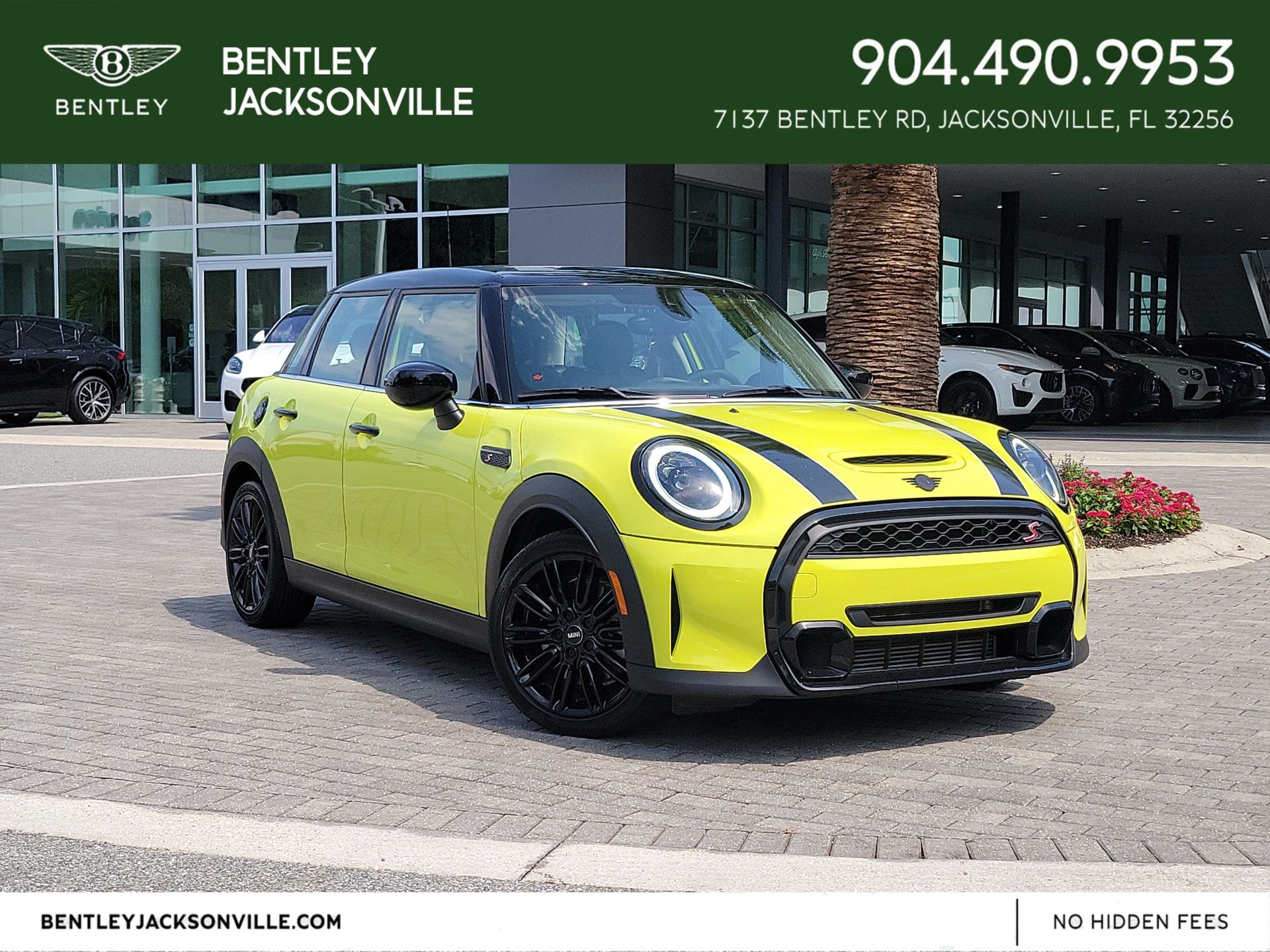 Yellow 2024 MINI Cooper Hatchback Front-Wheel Drive 7-Speed Automatic