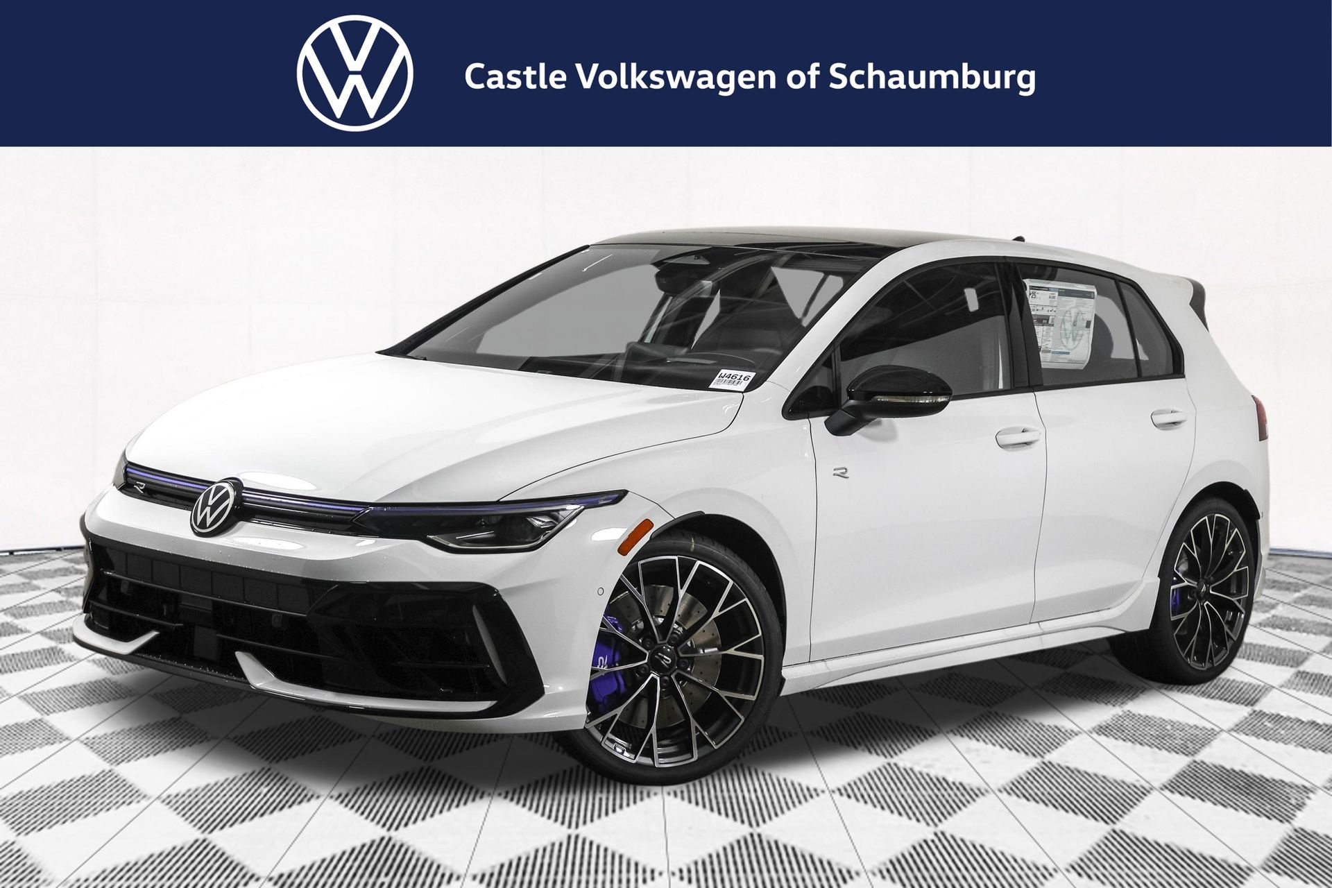 Pure White 2026 Volkswagen Golf R 4Motion Hatchback All-Wheel Drive 7-Speed Dual Clutch