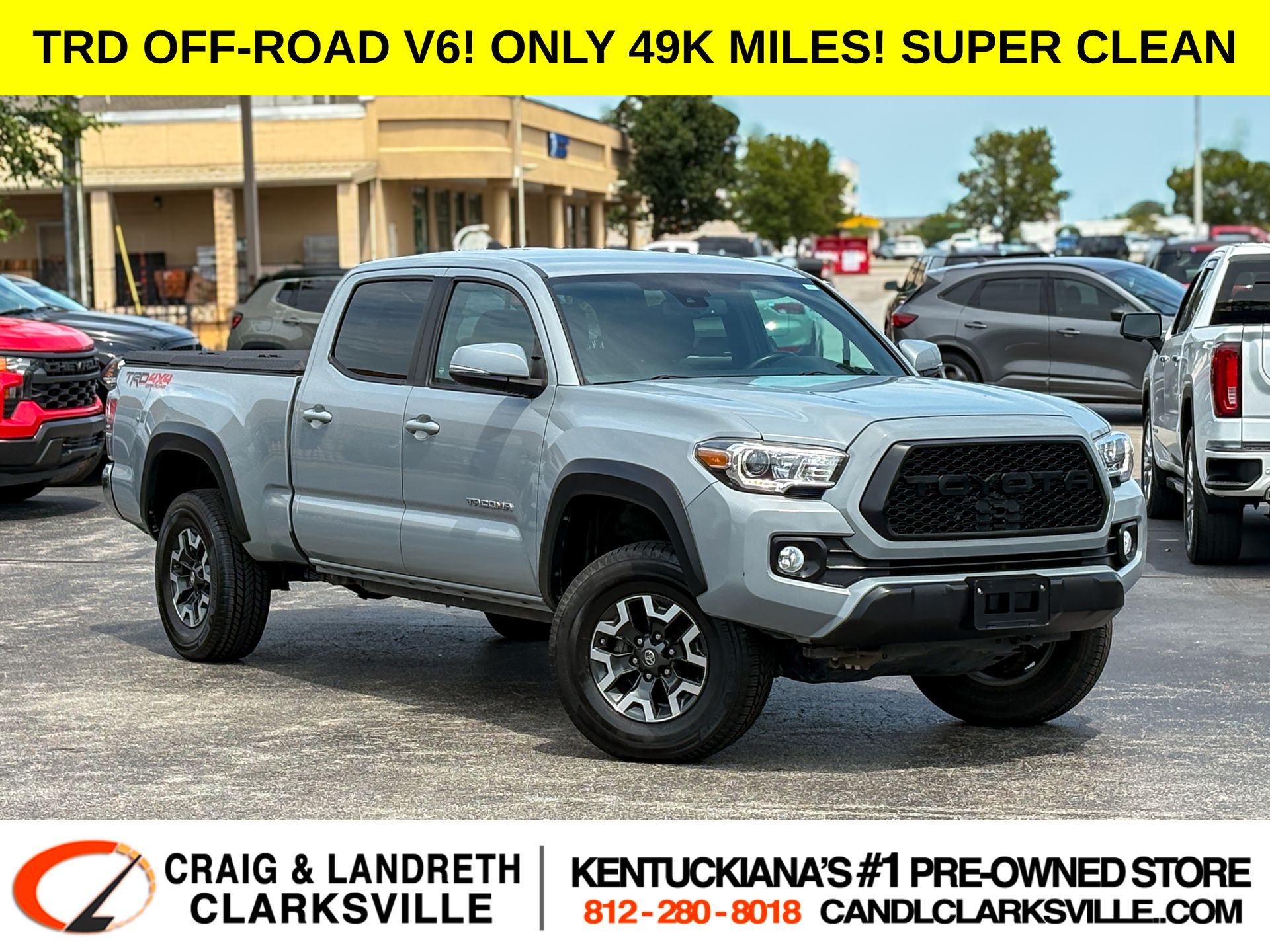 Cement 2020 Toyota Tacoma Pickup Truck Four-Wheel Drive 6-Speed Automatic