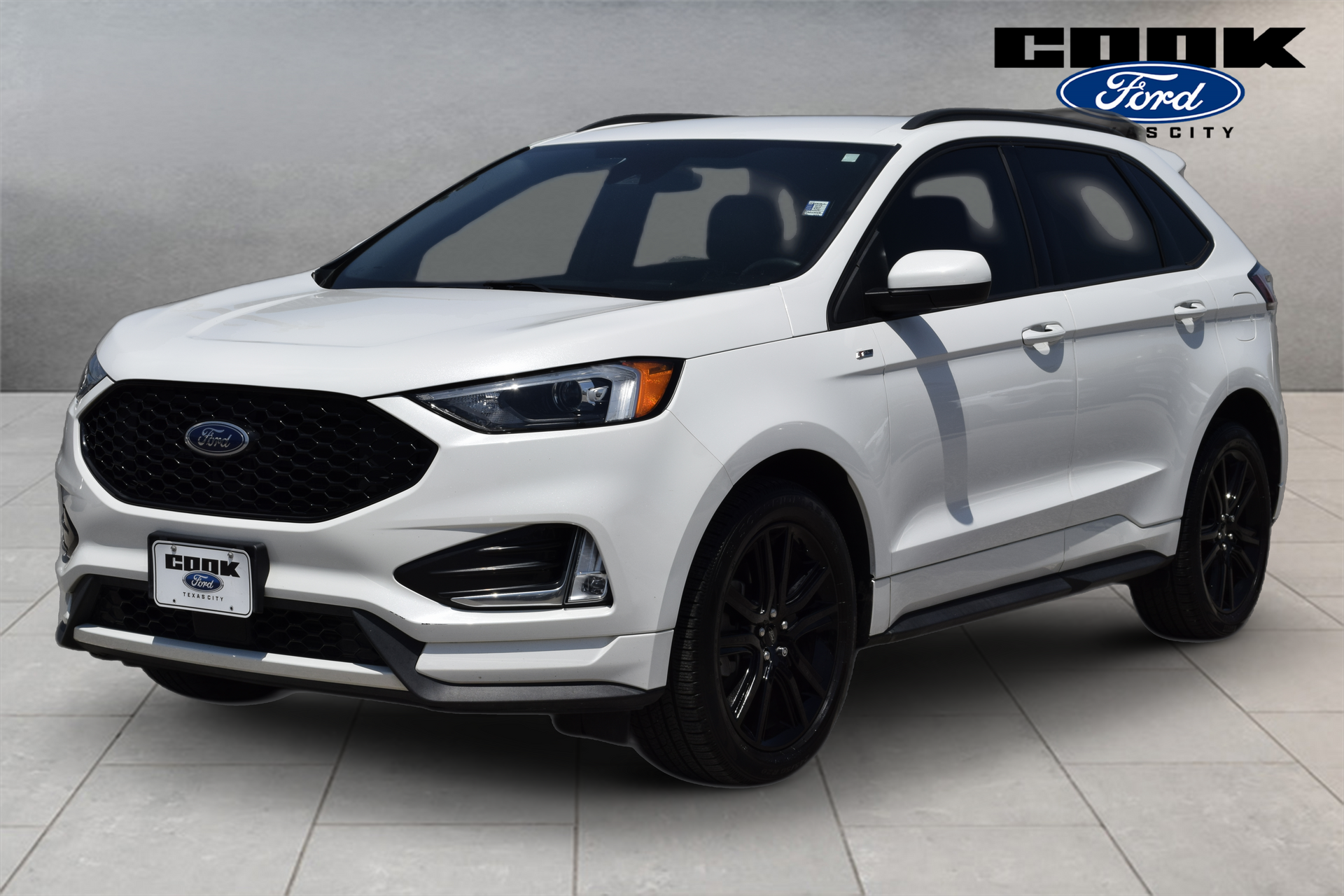 2023 Ford Edge ST Line White at DeMontrond Ford