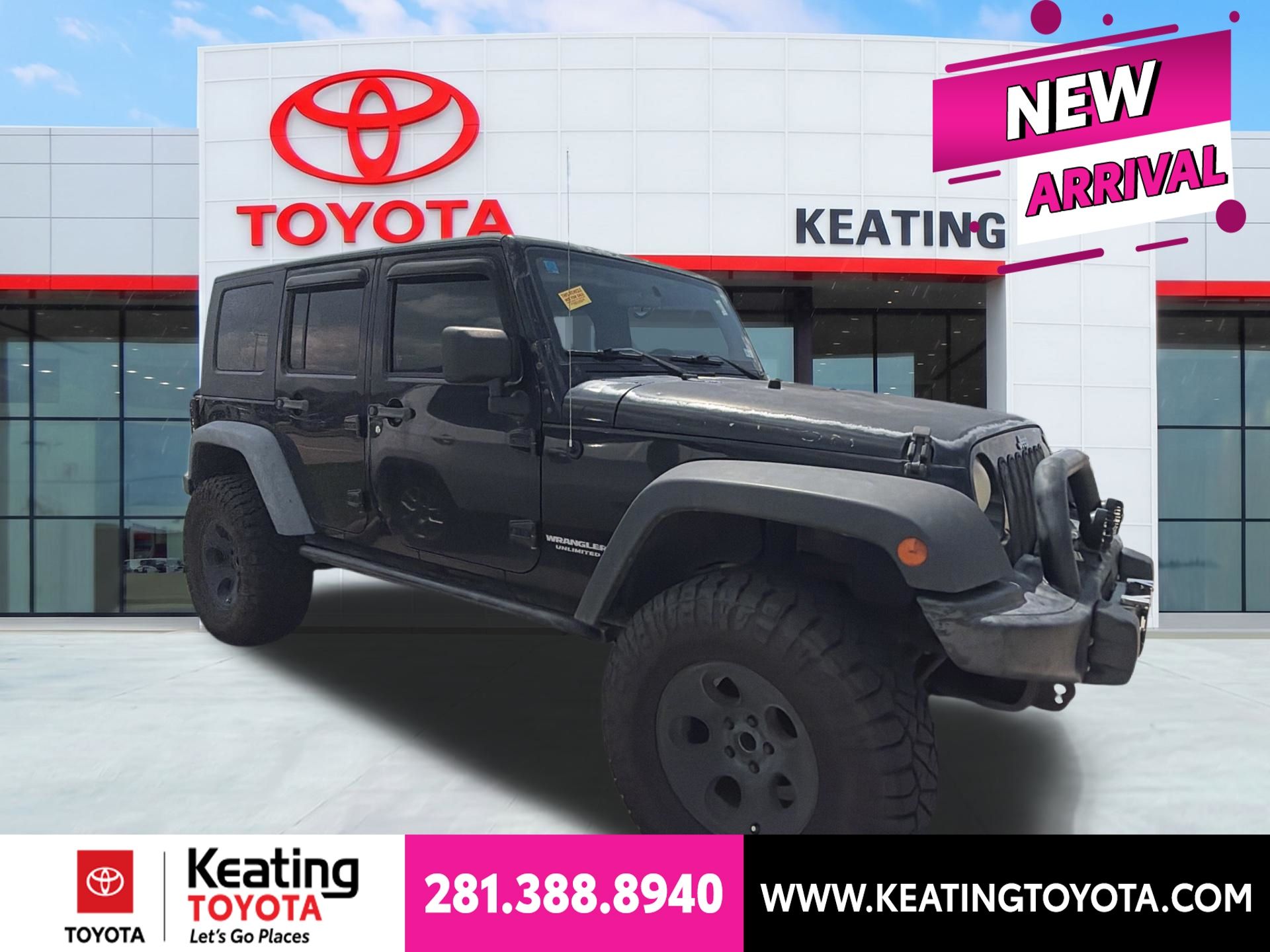Black Clearcoat 2010 Jeep Wrangler SUV / Crossover Four-Wheel Drive 4-Speed Automatic