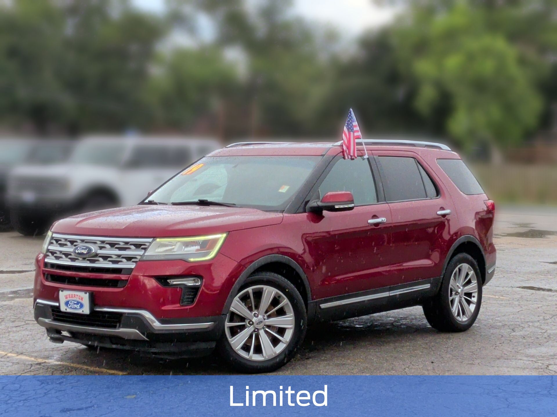 2019 Ford Explorer Limited Red at Autostrade