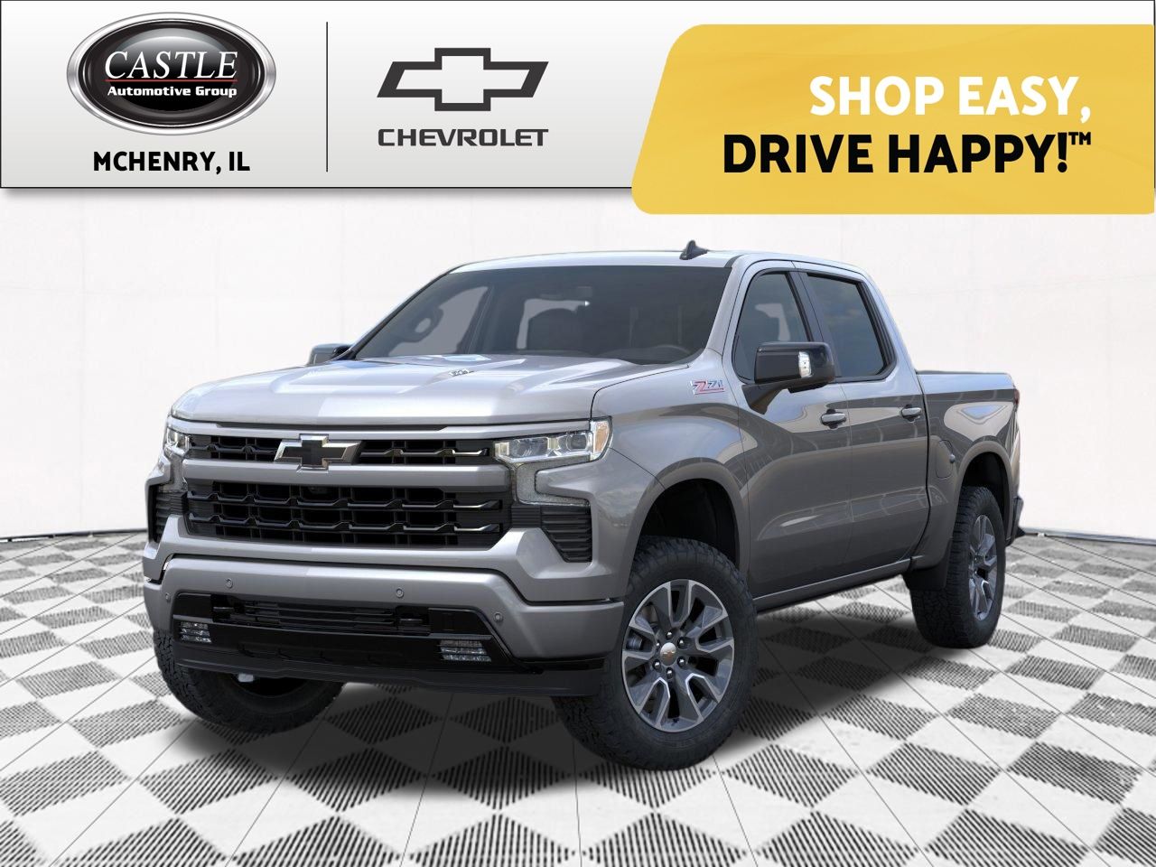 Sterling Gray Metallic 2026 Chevrolet Silverado 1500 Pickup Truck Four-Wheel Drive Automatic