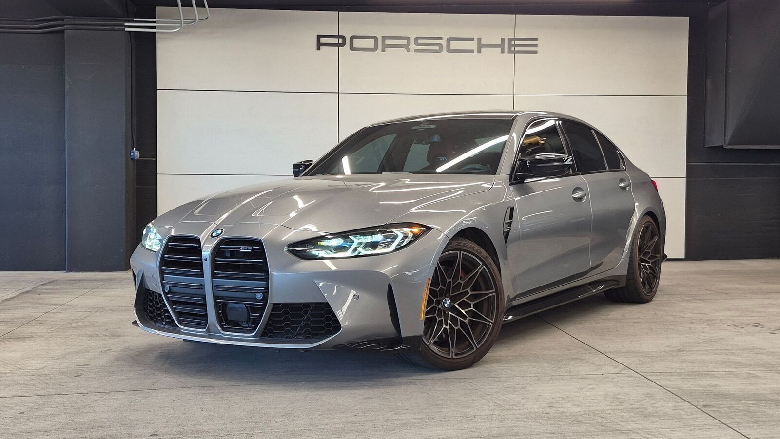 Skyscraper Gray Metallic 2024 BMW M3 Sedan All-Wheel Drive 8-Speed Automatic