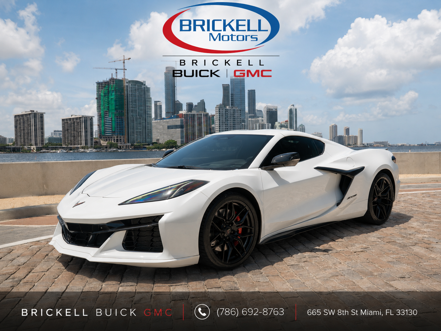 Arctic White 2025 Chevrolet Corvette Coupe Rear-Wheel Drive 8-Speed Dual Clutch