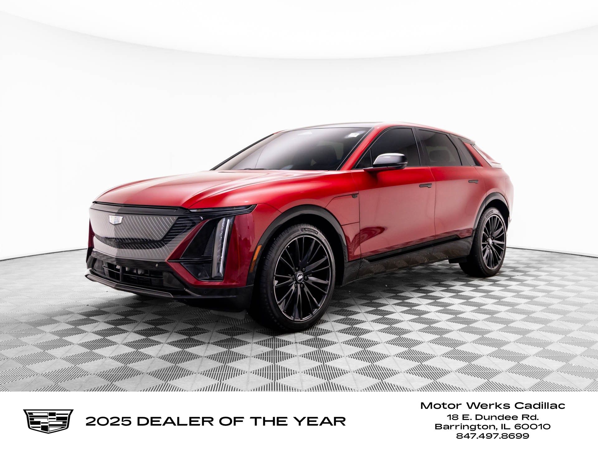 Radiant Red Tintcoat 2024 Cadillac LYRIQ Tech AWD SUV / Crossover All-Wheel Drive 1-Speed Automatic