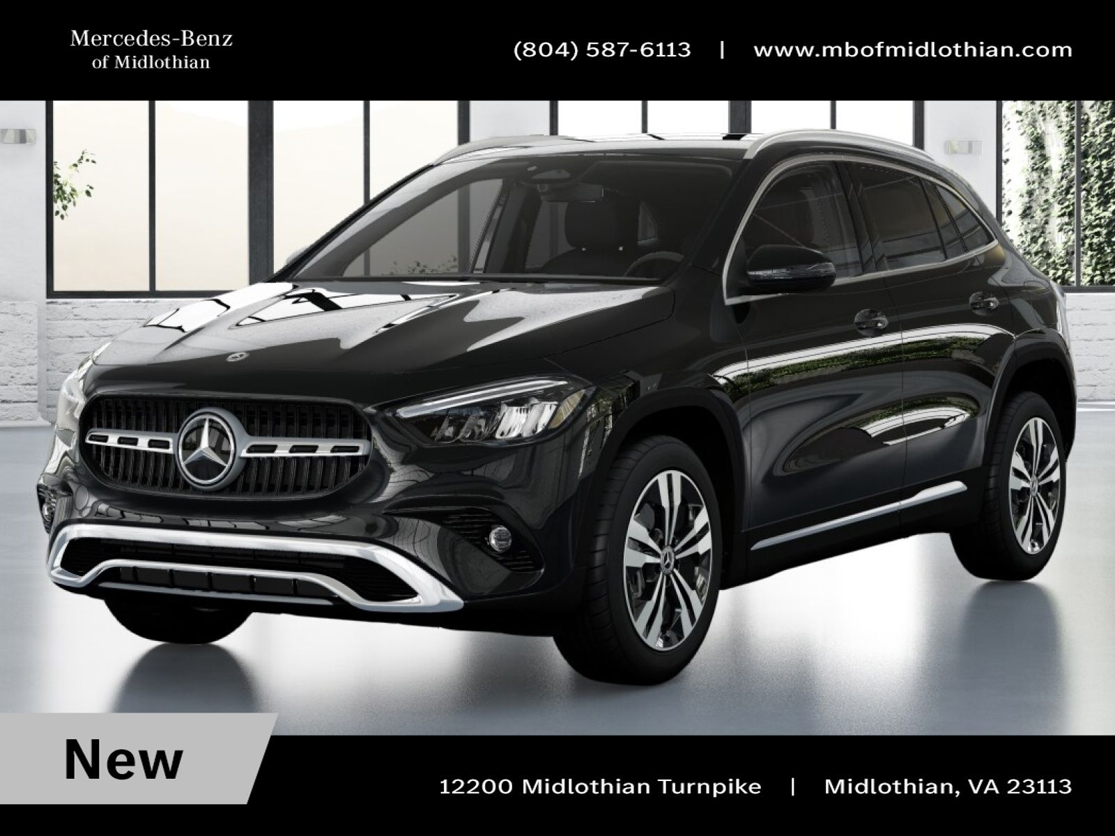 Night Black 2026 Mercedes-Benz GLA SUV / Crossover All-Wheel Drive 8-Speed Dual Clutch