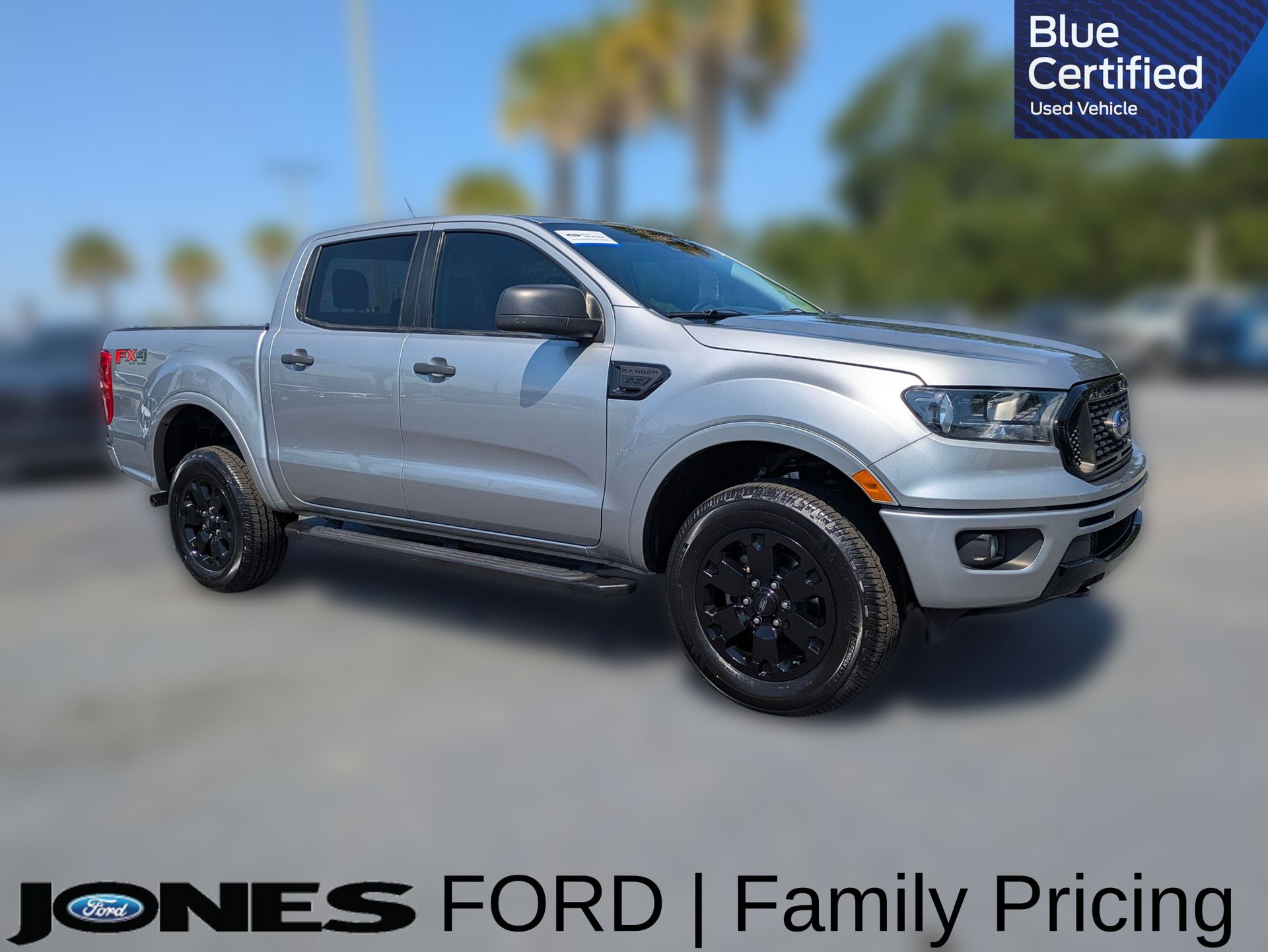 Silver Metallic 2020 Ford Ranger Pickup Truck Four-Wheel Drive Automatic