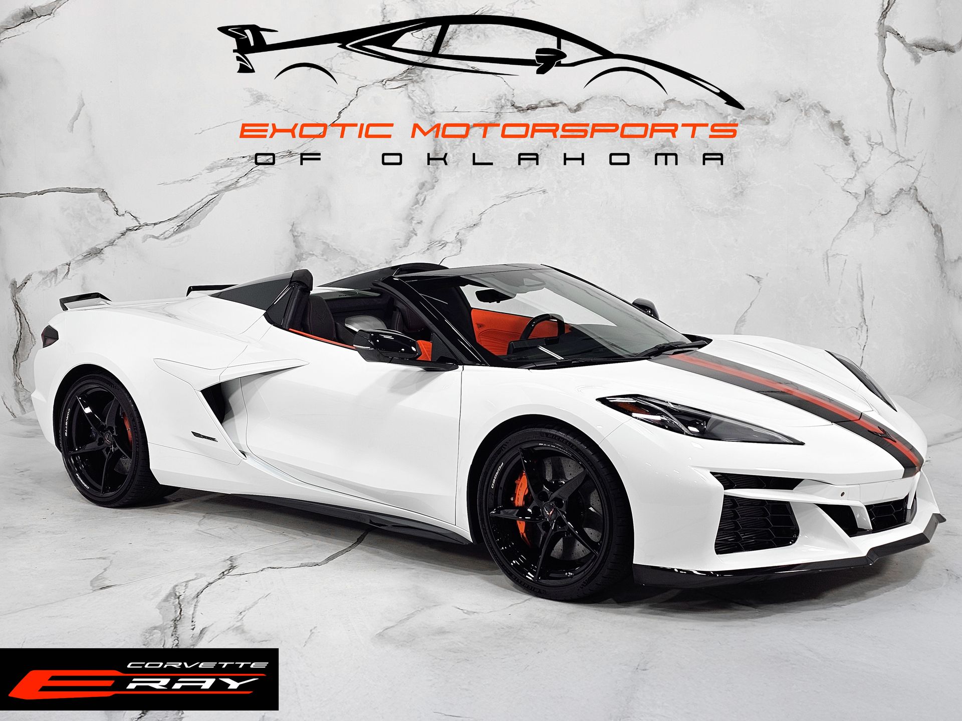Arctic White 2025 Chevrolet Corvette E-Ray Convertible All-Wheel Drive 8-Speed Dual Clutch