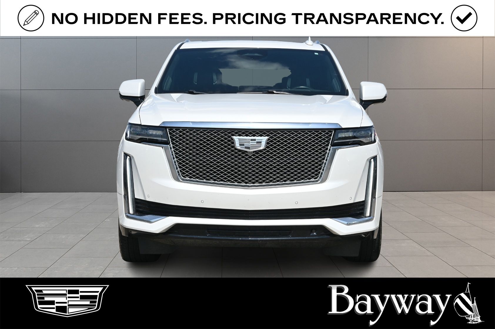2021 Cadillac Escalade Premium Luxury Platinum White at Bayshore Chrysler Jeep Dodge Ram